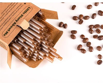 Kaffi Grounds Pla Straw